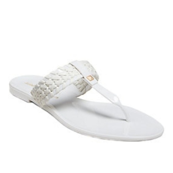 Jack Rogers Shoes - Jack Rogers Tinsley White Jelly Thong Sandals